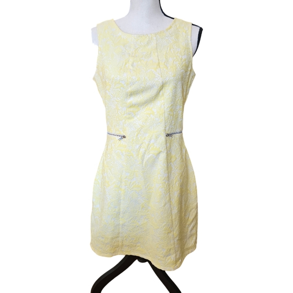 Sugarhill Yellow and White Lace Dress